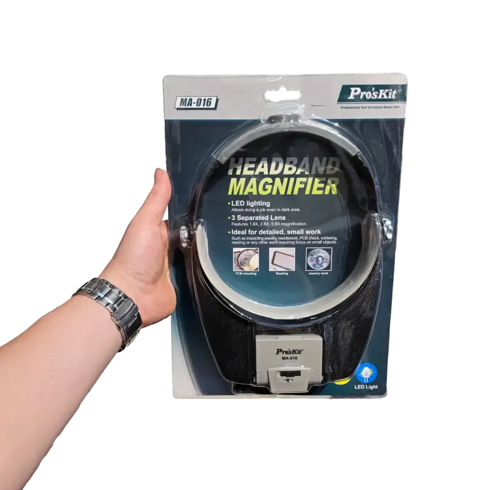 ذره بین کالاهی پروسکیت مدل Proskit MA-016