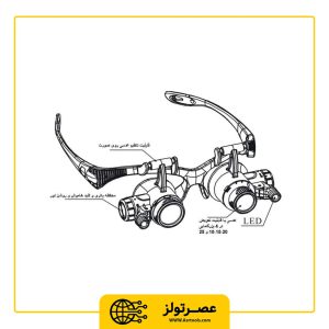 ذره بین ساعت سازی مدل 9892G