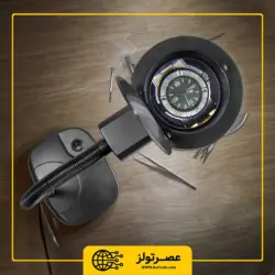 ذره ‌بین پایه‌دار رومیزی خرطومی مدل 208-مهتابی