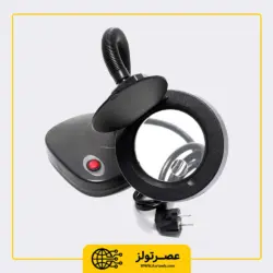 ذره ‌بین پایه‌دار رومیزی خرطومی مدل 208-مهتابی