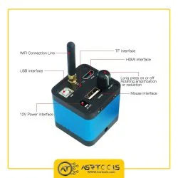 دوربین لوپ دیجیتال موس دار مدل WiFi 36MP HDMI/USB