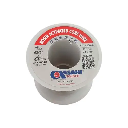 سیم لحیم آساهی مدل asahi 0.4mm 100gr