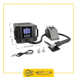 هیتر کوئیک مدل Quick TR1300A ابعاد دستگاه