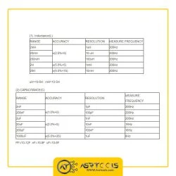 LC متر دیجیتال ویکتور مدل VICTOR 6243
