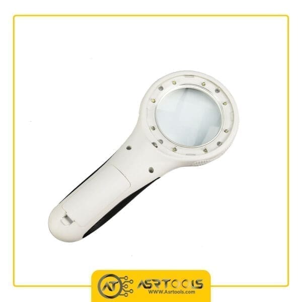 Hand-held-magnifier-led-9586-0-ذره بین دستی مدل 9586