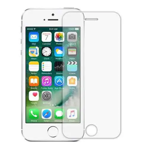 TEMPERED-GLASS-IPHONE-5S گلس شیشه ای مناسب برای گوشی موبایل اپل iPhone 5/5S/SE