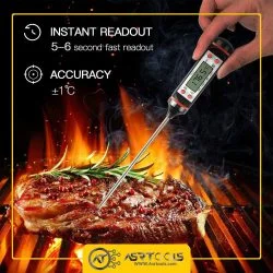 barbecue thermometer -50-300 tp01-0-دماسنج میله ای تی اس آی مدل TSi TP01
