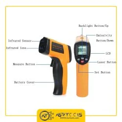 infrared thermometer BENETECH GM550E-0-دماسنج لیزری بنتک مدل BENETECH GM550E