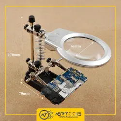 ذره بین گیره دار مدل ZD-10M
