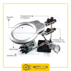 ذره بین گیره دار مدل ZD-10M