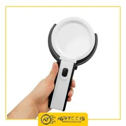 magnifier-mg3b-1B-10LED-0-ذره بین دستی و رومیزی مدل MG3B-1B