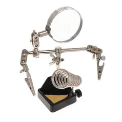 magnifier-zd10G-pcb-soldering-iron-holder-0-ذره بین گیره دار مدل ZD-10G