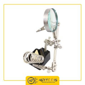magnifier-zd10G-pcb-soldering-iron-holder-0-ذره بین گیره دار مدل ZD-10G