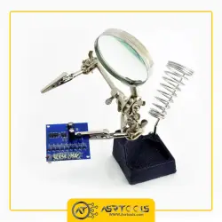 magnifier-zd10G-pcb-soldering-iron-holder-0-ذره بین گیره دار مدل ZD-10G