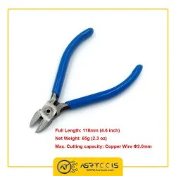 Japan GOOT yn-1 Mini Pliers Diagonal Cutter Long Nose Nippers Cutting Plastic Soft Wire-0-سیم چین گات مدل goot YN-1 سایز 4.6 اینچ