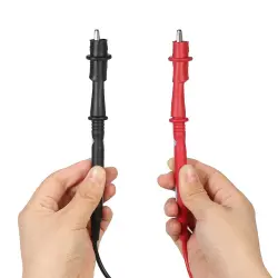تبدیل سوسماری پراب مولتی متر مدل ASR1005 10A-0-Universal Probe Test Leads for Multimeter with Alligator Pliers 10A عصرتولز