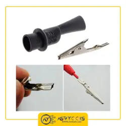 تبدیل سوسماری پراب مولتی متر مدل ASR1005 10A-0-Universal Probe Test Leads for Multimeter with Alligator Pliers 10A