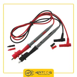 تبدیل سوسماری پراب مولتی متر مدل ASR1005 10A-0-Universal Probe Test Leads for Multimeter with Alligator Pliers 10A