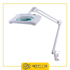 ذره بین مستطیلی کنارمیزی مدل RT111-0-magnifier-lamp-rt111