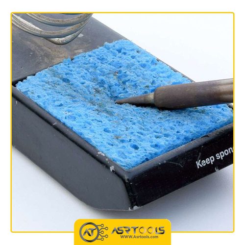 اسفنج نسوز نوک پاک کن آلمانی مدل GEB4580-0-solder-iron-tips-cleaning-sponge-GERMANY-BLUE