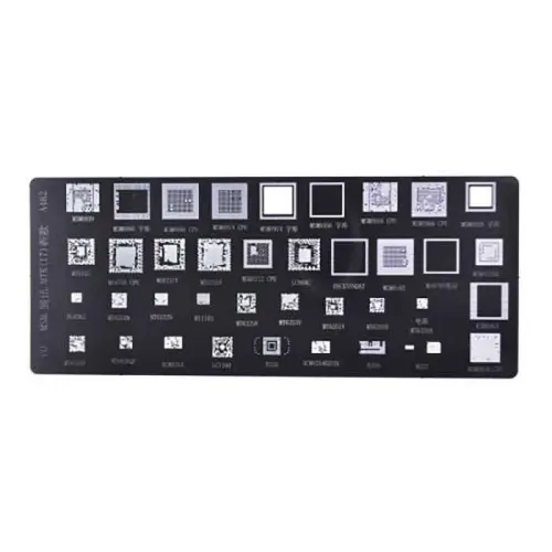 شابلون آی سی های CPU مدل BGA STENCIL MTK 17 CPU A482-0-bga-stencil-mtk-cpu-a482-17