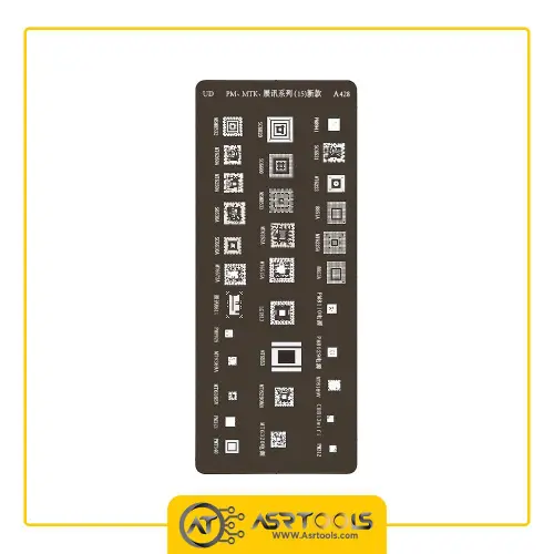 شابلون آی سی های CPU مدل BGA STENCIL MTK CPU A428-0-bga-stencil-mtk-cpu-A428-mtk15
