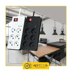 محافظ برق کتابی اودانا مدل X8600 مخصوص صوتی و تصویری-0-super voltage protector odana X8600 6 POWER Socket 3m