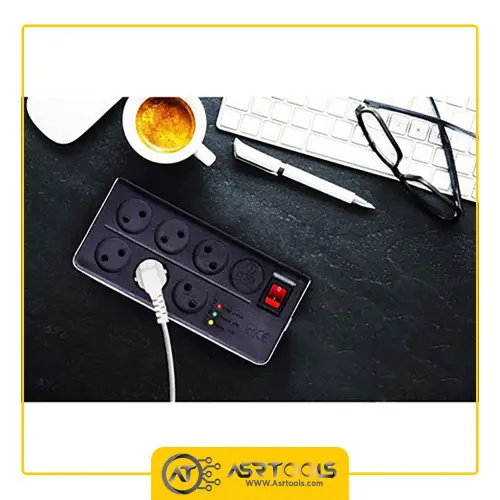 محافظ برق کتابی اودانا مدل X8600 مخصوص صوتی و تصویری-0-super voltage protector odana X8600 6 POWER Socket 3m