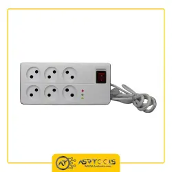محافظ برق کتابی اودانا مدل X8600 مخصوص صوتی و تصویری-0-super voltage protector odana X8600 6 POWER Socket 3m