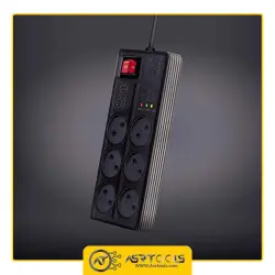 محافظ برق کتابی اودانا مدل X8600 مخصوص صوتی و تصویری-0-super voltage protector odana X8600 6 POWER Socket 3m