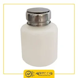 جا الکلی پمپی گرد حجم 180 میلی لیتر_0_180ML Capacity Liquid Oil Alcohol Dispenser Clear Bottle Container