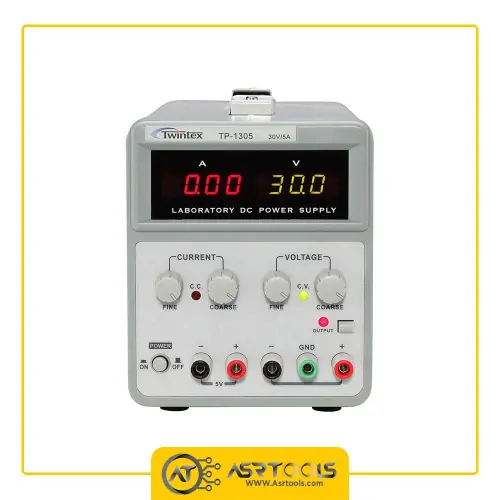 منبع تغذیه توینتکس مدل Twintex TP-1305_0_Twintex TP-1305 30V 5A DC power supply Single Output Laboratory linear power supply
