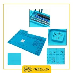 پد نسوز لحیم کاری مدل TE607-0-silicone soldering mat TE607