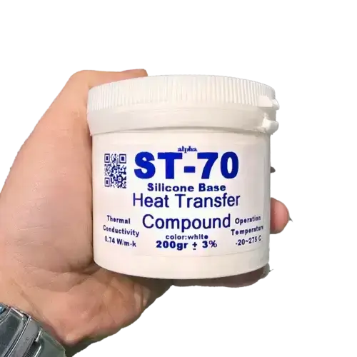 خمیر سیلیکون آلفا مدل alpha SILICONE ST-70 200gr عصرتولز