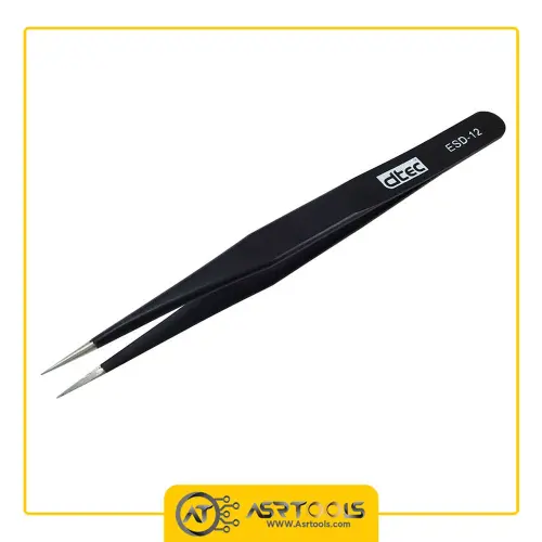 انبر پنس دیتک مدل DTEC ESD-12 سایز 135 میلی متر -0-dtec-esd-12-tweezers