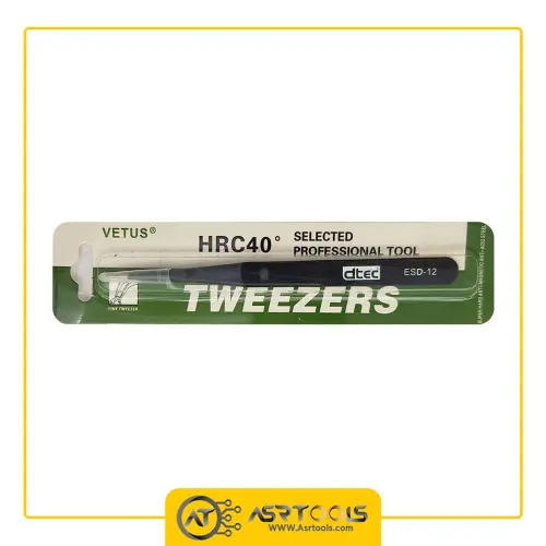 انبر پنس دیتک مدل DTEC ESD-12 سایز 135 میلی متر -0-dtec-esd-12-tweezers