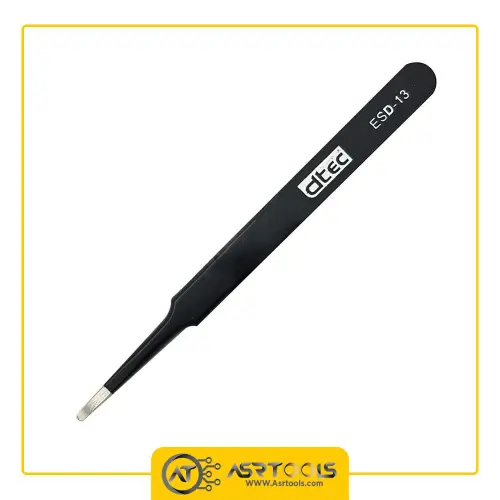 انبر پنس دیتک مدل DTEC ESD-13 سایز 115 میلی متر-0-dtec-esd-13-tweezers