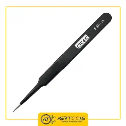 انبر پنس دیتک مدل DTEC ESD-14 سایز 110 میلی متر-0-dtec-esd-14-tweezers