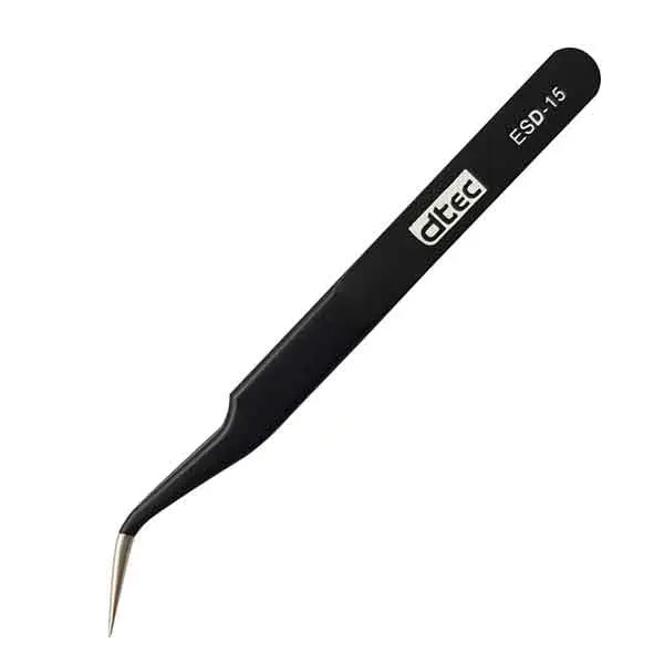 انبر پنس دیتک مدل DTEC ESD-15 سایز 120 میلی متر-0-dtec-esd-15-tweezers انبر پنس دیتک مدل DTEC ESD-15 سایز 120 میلی متر-0-dtec-esd-15-tweezers