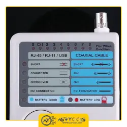 تستر کابل شبکه مدل TS-405-0-remote cable tester ts405 rj45 rj11 usb coaxial tester