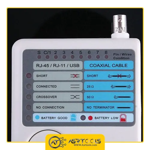 تستر کابل شبکه مدل TS-405-0-remote cable tester ts405 rj45 rj11 usb coaxial tester