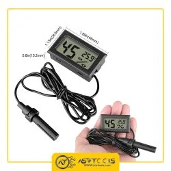 دماسنج و رطوبت سنج دیجیتال پنلی مدل LX8011 (-50°C~70°C)-0-Digital Temperature Humidity Meter LX8011