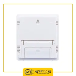 دماسنج، رطوبت سنج و ساعت رومیزی مدل HTC-1-0-Indoor Digital Thermometer Hygrometer Meter Clock HTC-1