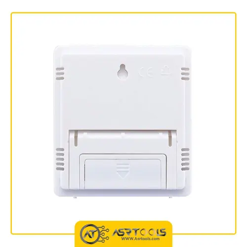 دماسنج، رطوبت سنج و ساعت رومیزی مدل HTC-1-0-Indoor Digital Thermometer Hygrometer Meter Clock HTC-1