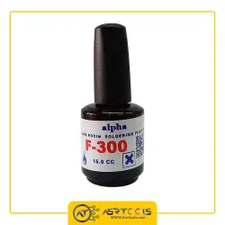 مایع فلاکس آلفا مدل alpha F-300 15cc-0-liquid rosin soldering flux ra alpha f-300 15cc