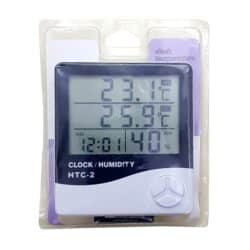 دماسنج، رطوبت سنج و ساعت رومیزی تی اس آی مدل HTC-2