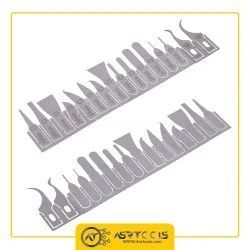 تیغ یدک کاتر بیستوری جیب مدل Jabe CPU-16 مجموعه 16 عددی-0-jabe cpu knife 16 pcs