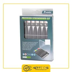 ست پیچ گوشتی ساعتی پروسکیت مدل Proskit 8pk-2061 مجموعه 6 عددی-0-proskit 8pk-2061 6pc precision screwdriver set