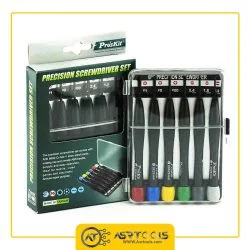 ست پیچ گوشتی ساعتی پروسکیت مدل Proskit 8pk-2061 مجموعه 6 عددی-0-proskit 8pk-2061 6pc precision screwdriver set