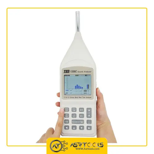 صدا سنج آنالیزور دار تی ای اس مدل TES-1358C-0-TES 1358C Sound Analyzer IEC 61672-1 Class 2 Standard. Real Time 11 & 13 Octave Band Analysis